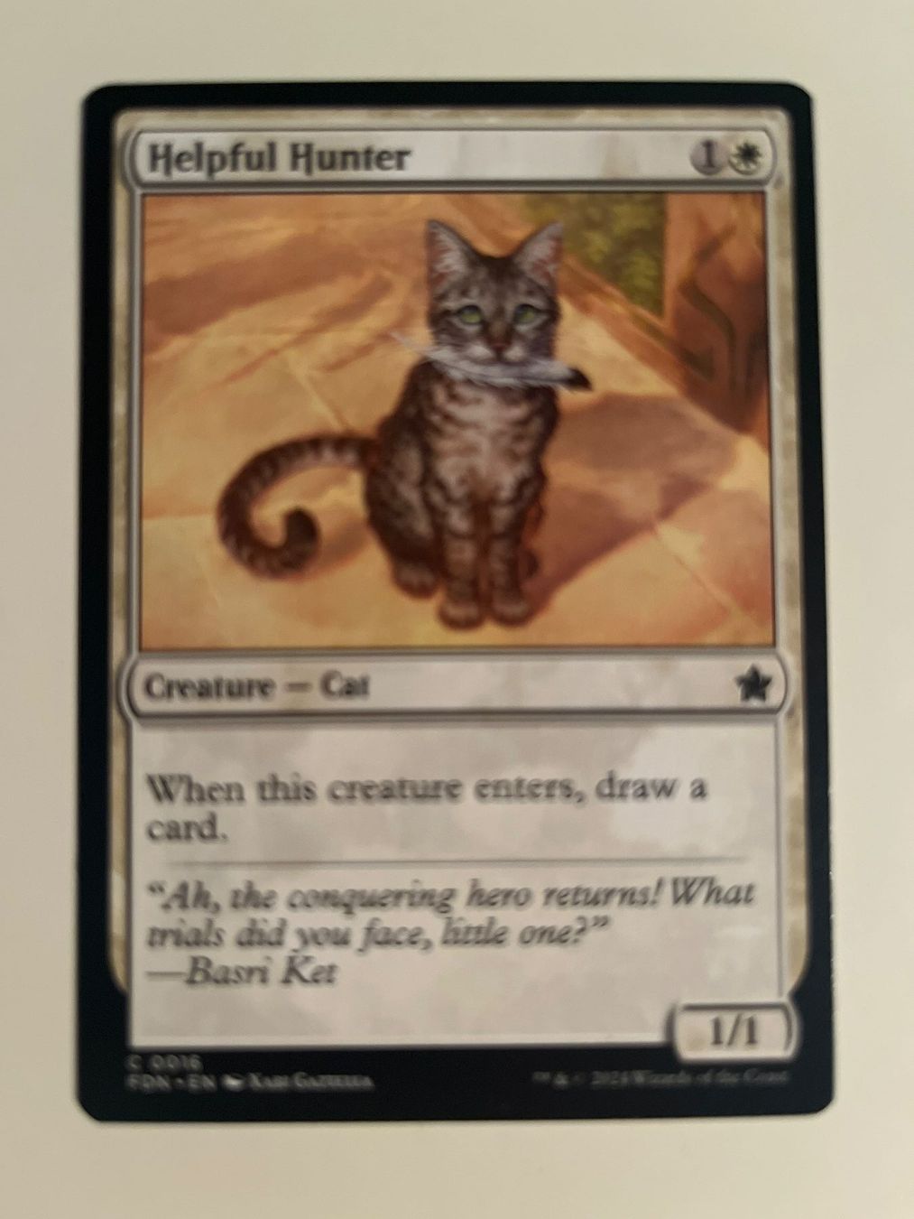Magic The Gathering Carte collezionabili: 1 x Helpful Hunter - Magic: The Gathering - MtG – Usato da Kriens venduto da Shadi1980