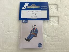Russischer Pilot, sitzend, 1/48, Resin-Figur, Neu