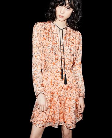 Robe The Kooples Sunrise 100% soie – XS – légère et fluide