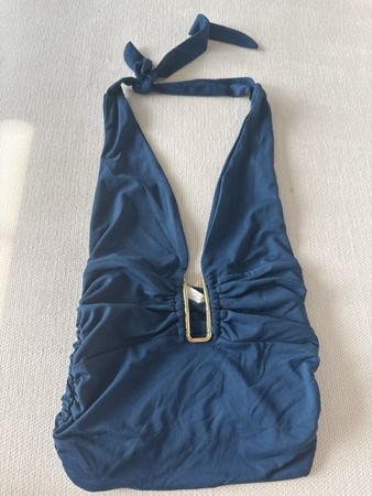 Zara Oberteil blau mit Metall-Detail Grösse S neuwertig