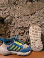 Adidas Kinderschuhe blau gelb Grösse 22 gebrauchter Zustand