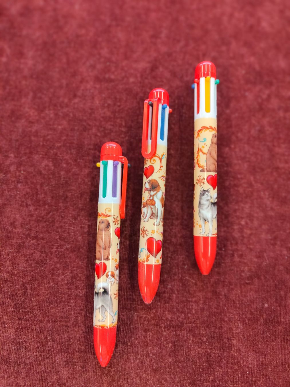 Penna & Evidenziatori: 3er Set , Regenbogenkugelschreiber 6 versch.Farben pro Stift – Nuovo e nell'imballaggio originale da Davos Platz venduto da jon_2b56