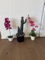 3 Kunstpflanzen im Topf