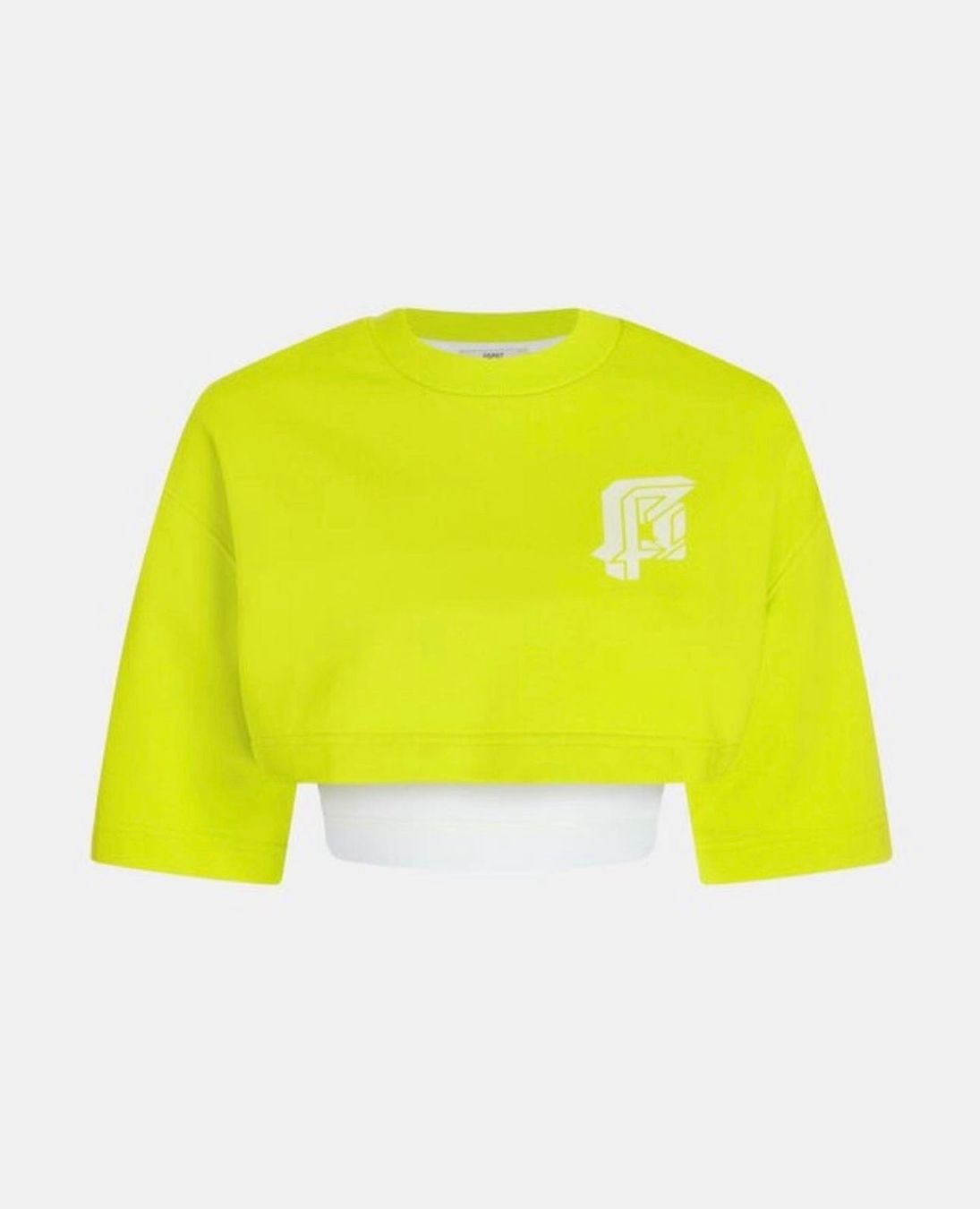 Esprit Blusen, T-Shirts & Tops: 2-in-1 Sweat Set: Lime yellow mit Logo-Print – Neu und originalverpackt aus Wittenbach von bes_k8vr 6