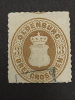 Oldenburg Mi-Nr. 19 gestempelt Gutes Erhaltung