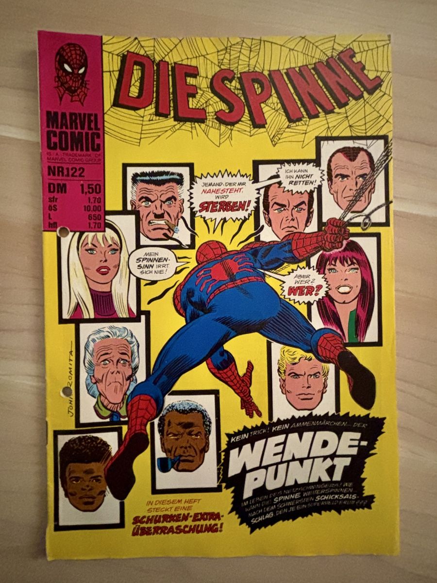 Fumetti: Spinne Marvel Nr. 122, Tod Gwen Stacy – Usato da Kehrsatz venduto da Raboy
