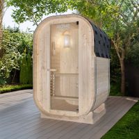 Outdoor Fasssauna SION S mit Ofen (3,6kW) + Zubehör
