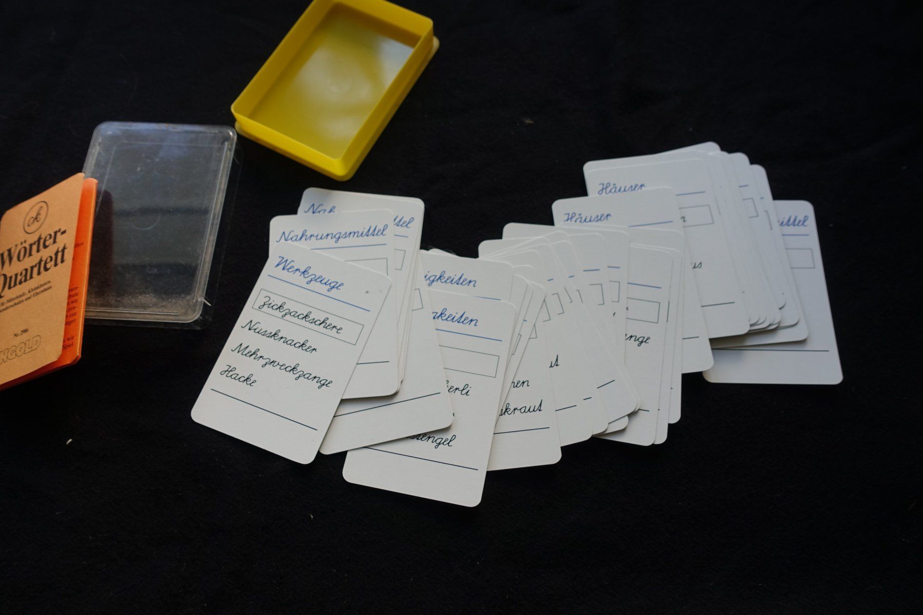 Giochi: Quartett Wörter-Quartett Ingold komplett – Usato da Gutenswil venduto da Optico 2