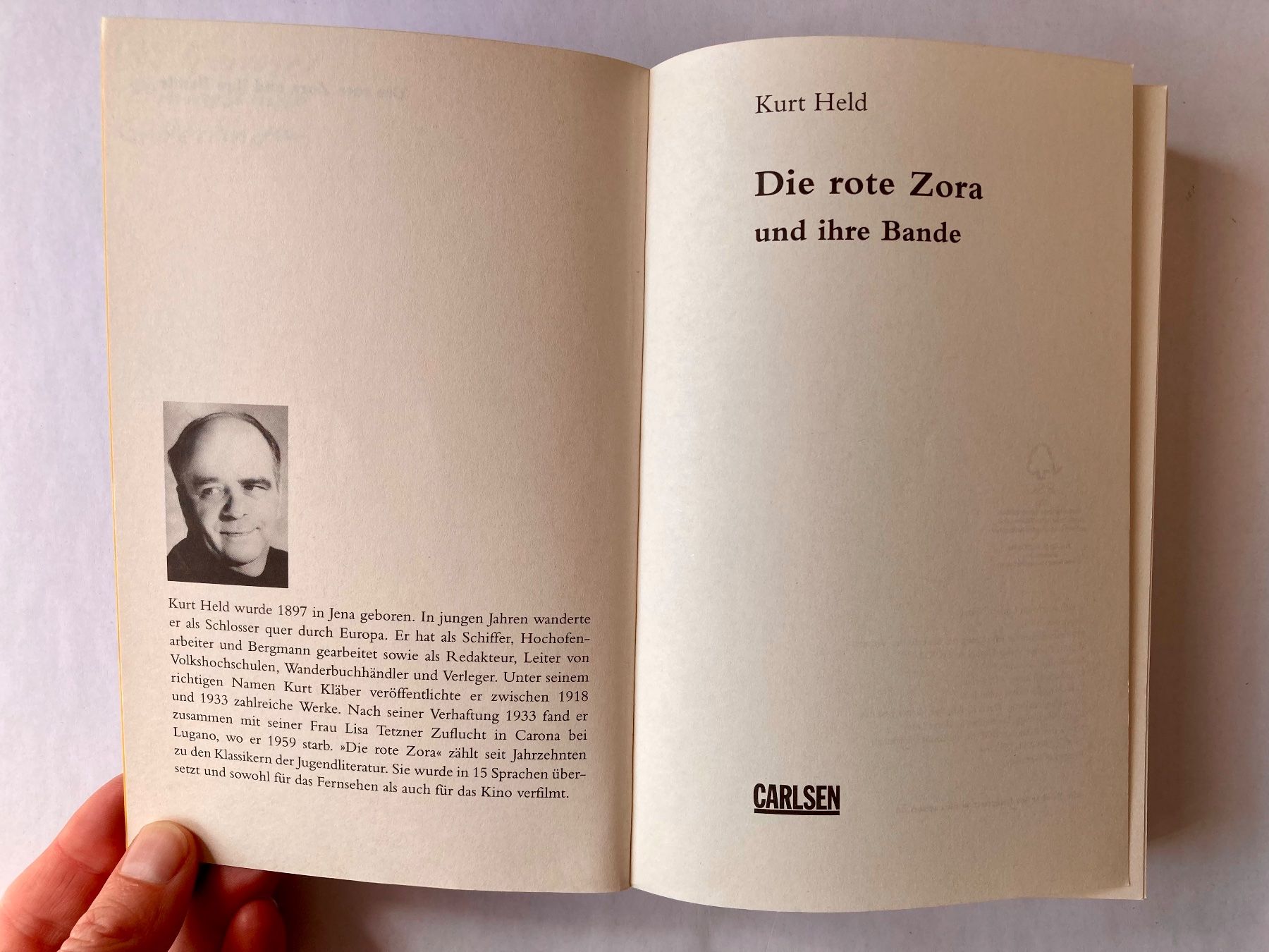 Bücher: Die rote Zora - Kurt Held – Gebraucht aus Bubendorf von Alpenheidi 3