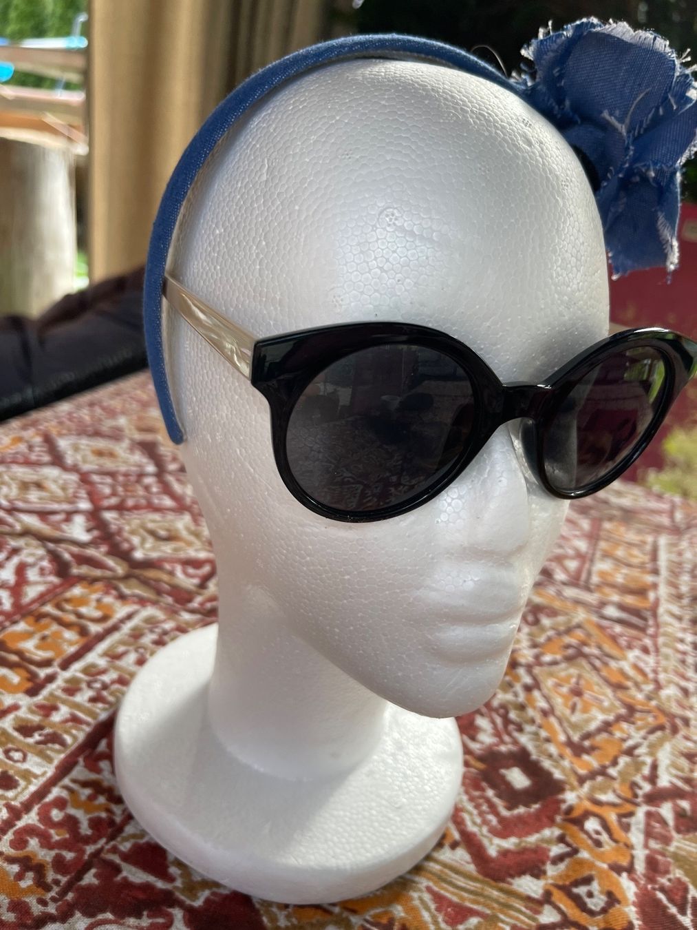 Occhiali & Lenti: Occhiali da sole con biege decore – Nuovo (secondo la descrizione) da Gordevio venduto da LanaZimm