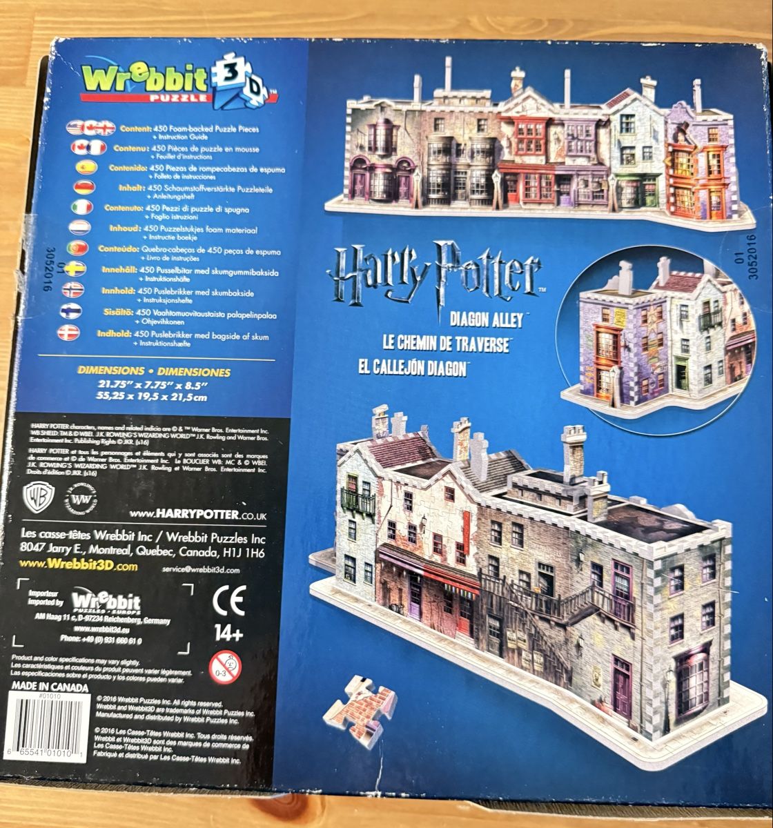 Puzzle: Harry Potter 3D Puzzle Set, 450 & 460 Teile – Usato da Luzern venduto da Mytigger 1