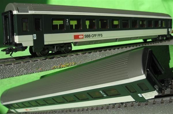 Modellini di ferrovie: SBB Intercity 2.Kl. 245-5 Märklin scc*** – Usato da Winterthur venduto da Ricardo211 1