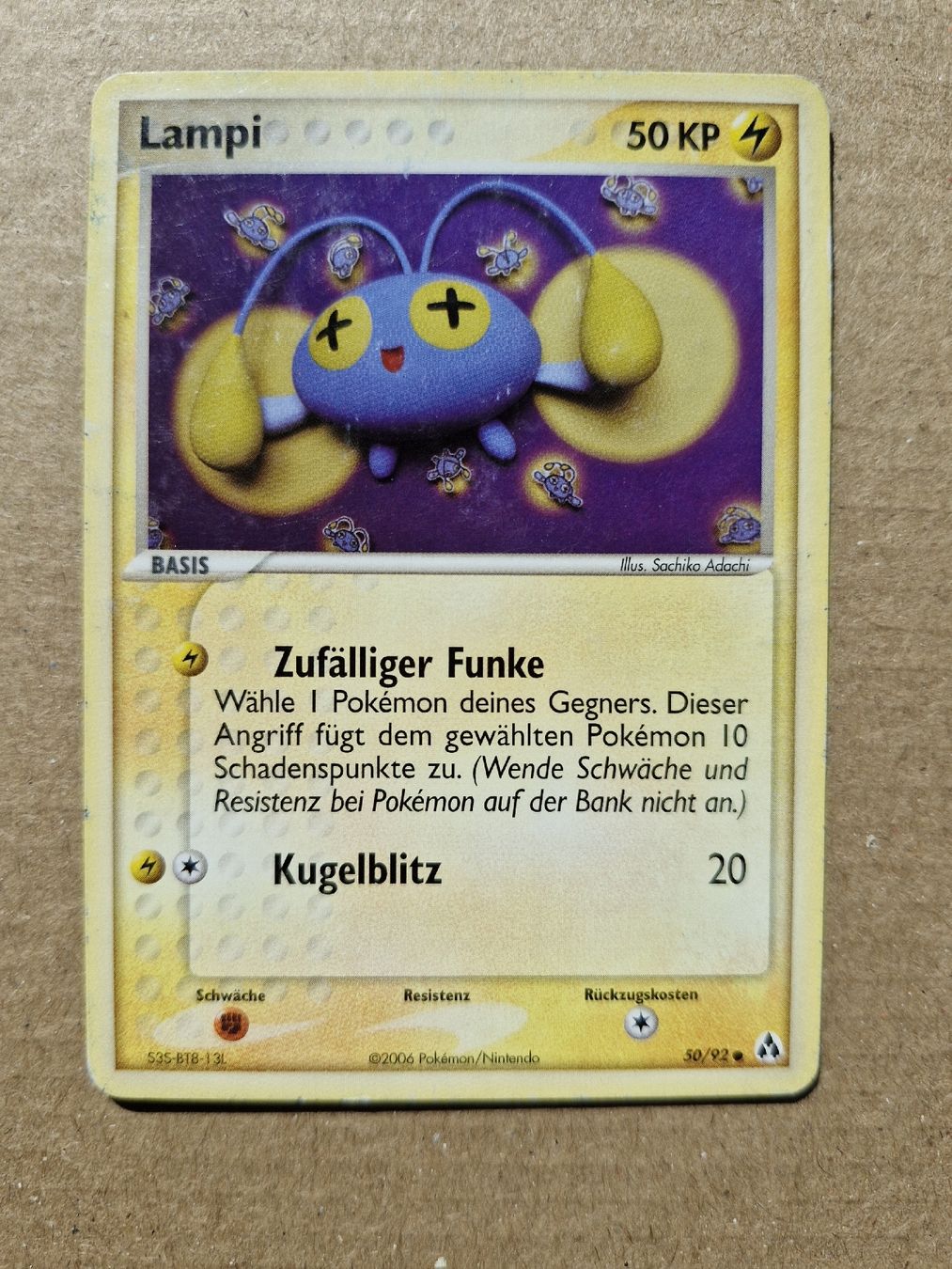 Pokémon Cartes à collectionner: Lampi Pokemon 50/92, EX Legend Maker – D'occasion à Muri AG par endless88