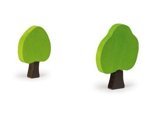 Trauffer Giocattoli: 2 Laubbaum 15,5 u. 20,0cm, Trauffer, neu – Nuovo e nell'imballaggio originale da Turbenthal venduto da TopToys