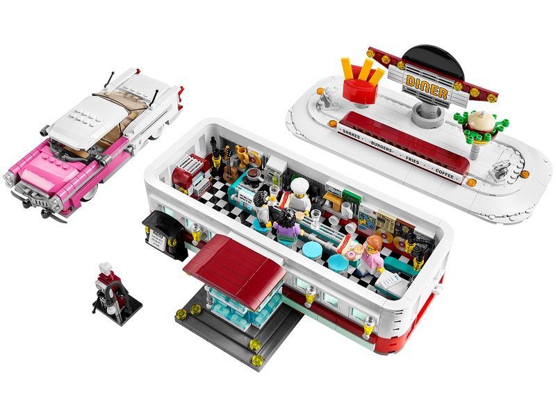 Lego Kit di costruzioni: 1950s Diner - LEGO BrickLink Designer Program - 910011-1 – Nuovo e nell'imballaggio originale da Effretikon venduto da BrickEscape 2