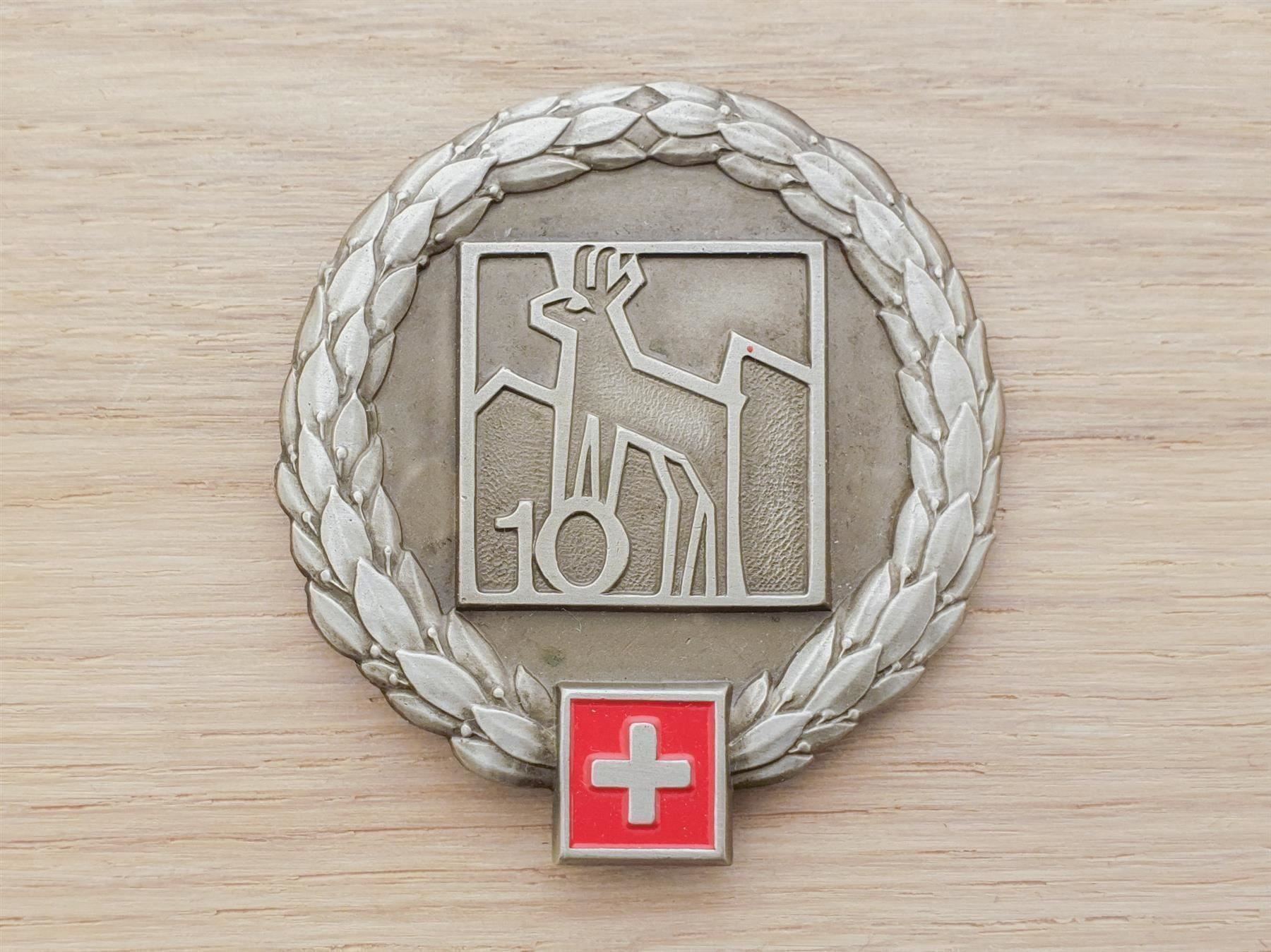 Placchette & Badge: Béret Emblem Geb Div 10 – Usato da Erlinsbach venduto da S700
