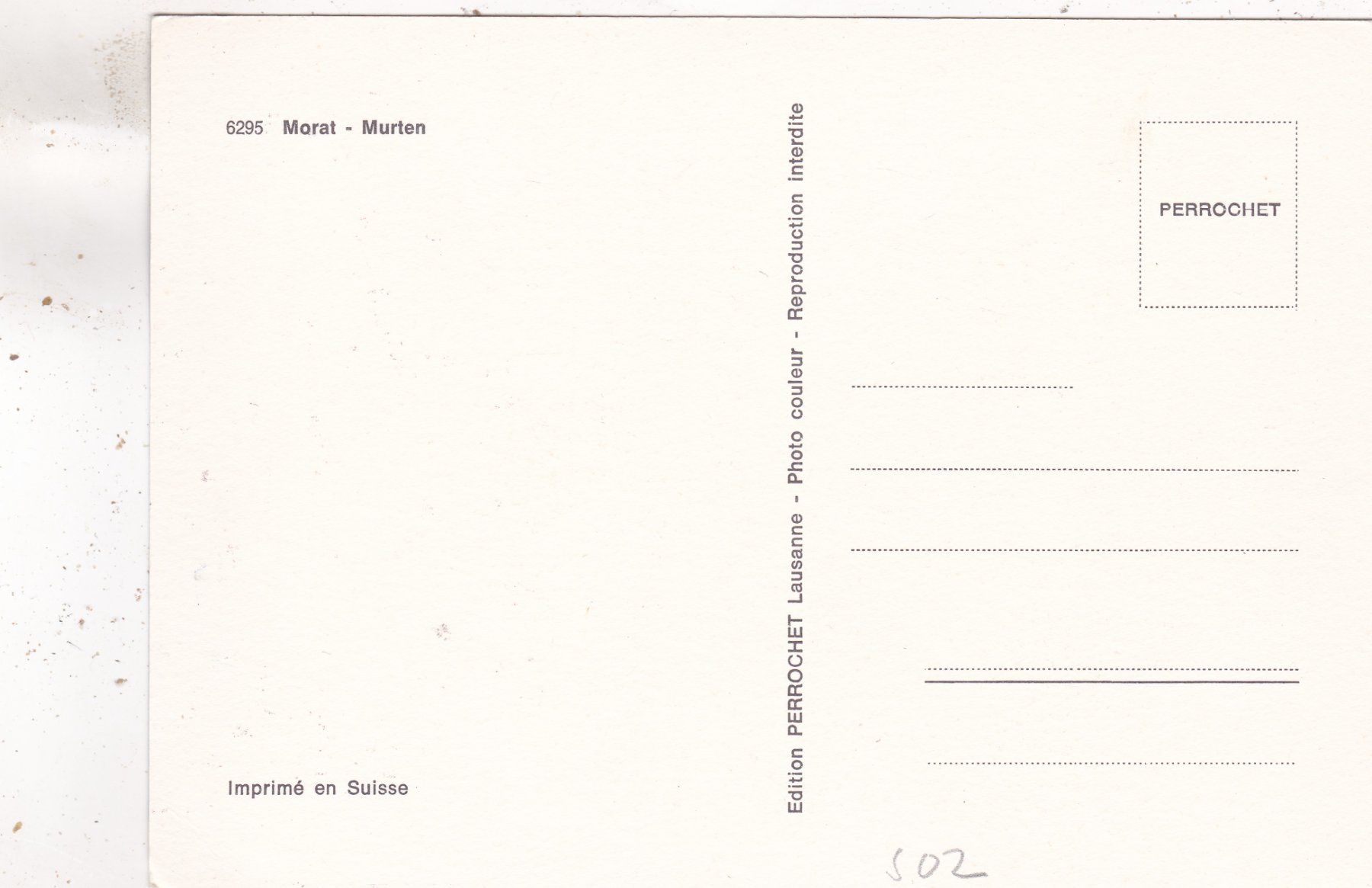 Cartoline postali: Murten Morat – Usato da Herisau venduto da Lisegrat2008 1