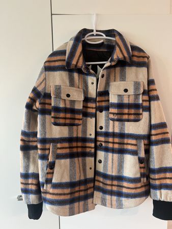 True Religion Padded Overshirt Jacket kariert mehrfarbig