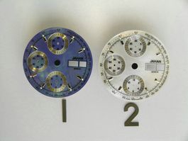 VALJOUX 7750: -1- Zifferblatt PERLMUTT/NACRE