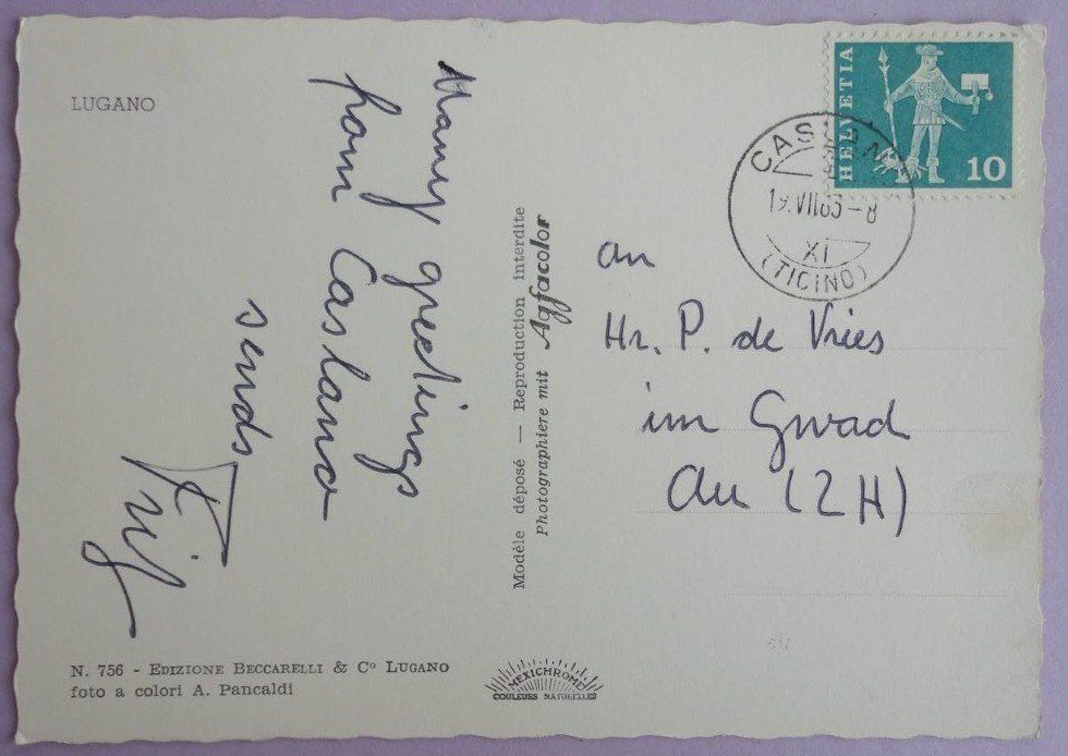 Cartes postales: Lugano – D'occasion à Fétigny par Billy2miny 1