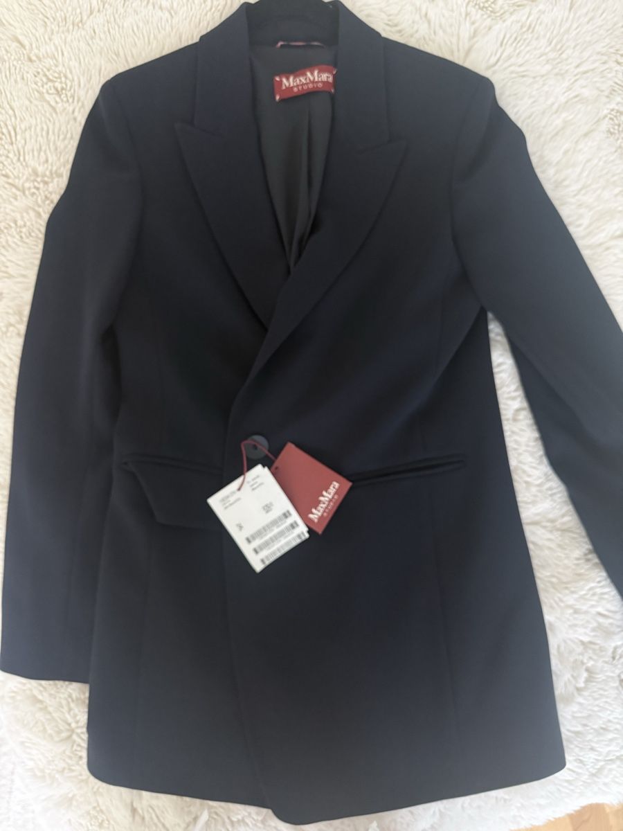 Max Mara Anzüge & Kostüme: Max Mara Studio Blazer Dunkelblau Größe 34 Neu – Neu (gemäss Beschreibung) aus Zürich von Kluxus 5