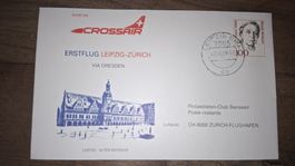 Swissair Leipzig - Zürich 02.04.1991