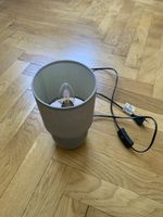 Lampe en céramique taupe
