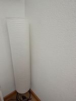 White paper floor lamp