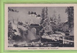 Alte Ansichtskarte - Bahn - Berninabahn - Innschlucht
