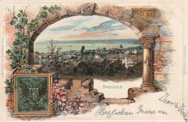 Österreich Bregenz Prägekarte