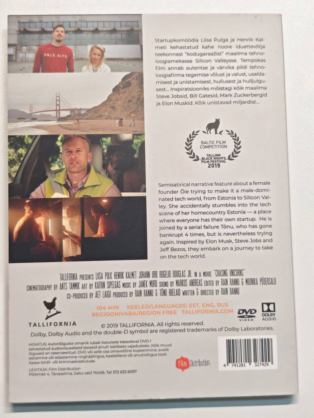 Tous les DVDs: Chasing Unicorns / ÜKSSARVIK (Audio: EST, ENG, RUS) – D'occasion à Liestal par Kratzilla 2