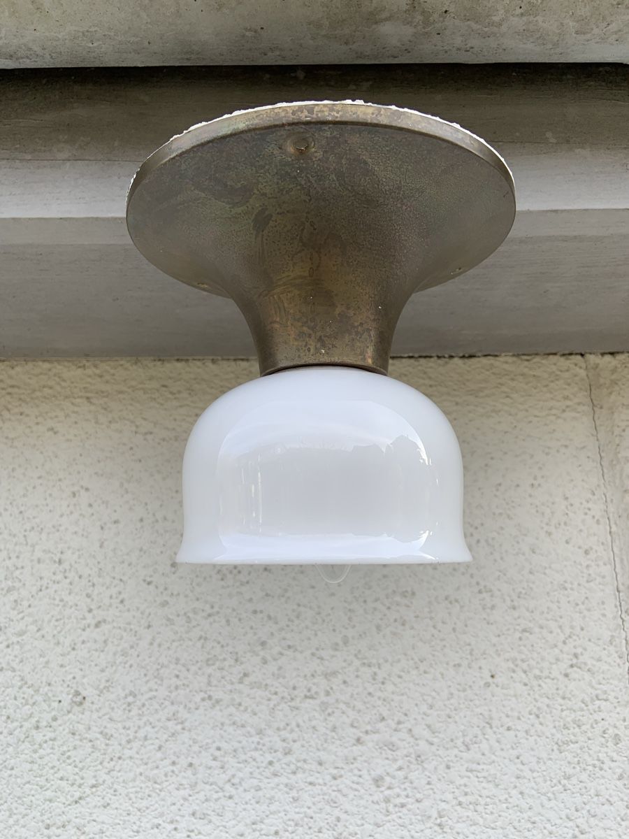 Lampadari & plafoniere: Deckenleuchte Messing/Glas – Usato da Elgg venduto da dan_f8gv