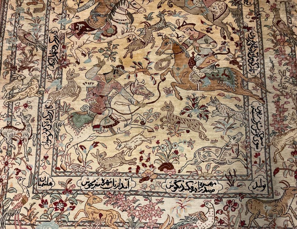 Tappeti: teppich . ghom . seide . ca 98 x 155cm – Usato da Allschwil venduto da rotocker 3
