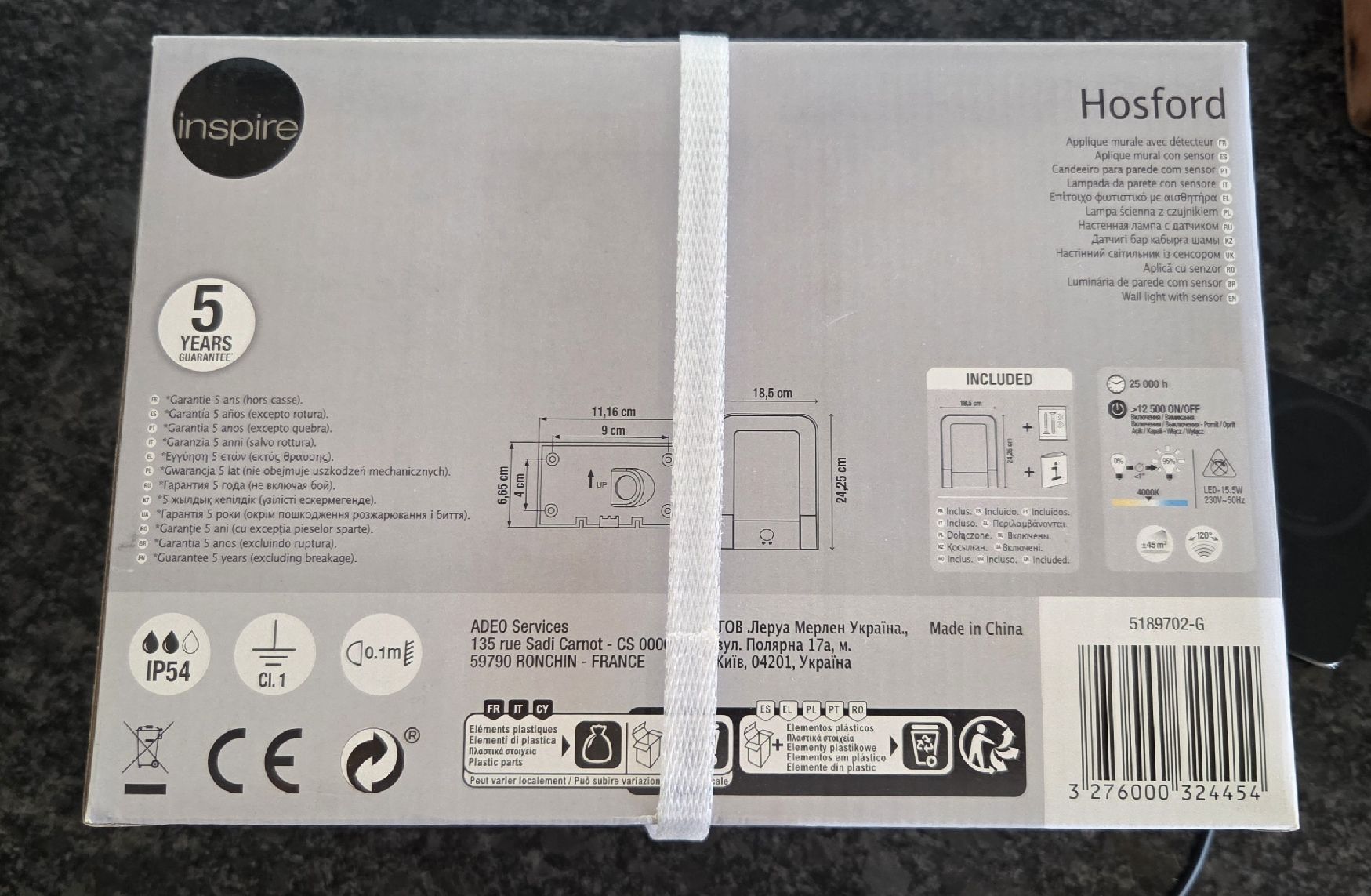 Lampen: 2 appliques murales extérieures  – Neu und originalverpackt aus Boncourt von ellez90 3