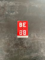 Ancienne Plaque de Vélo BE 88