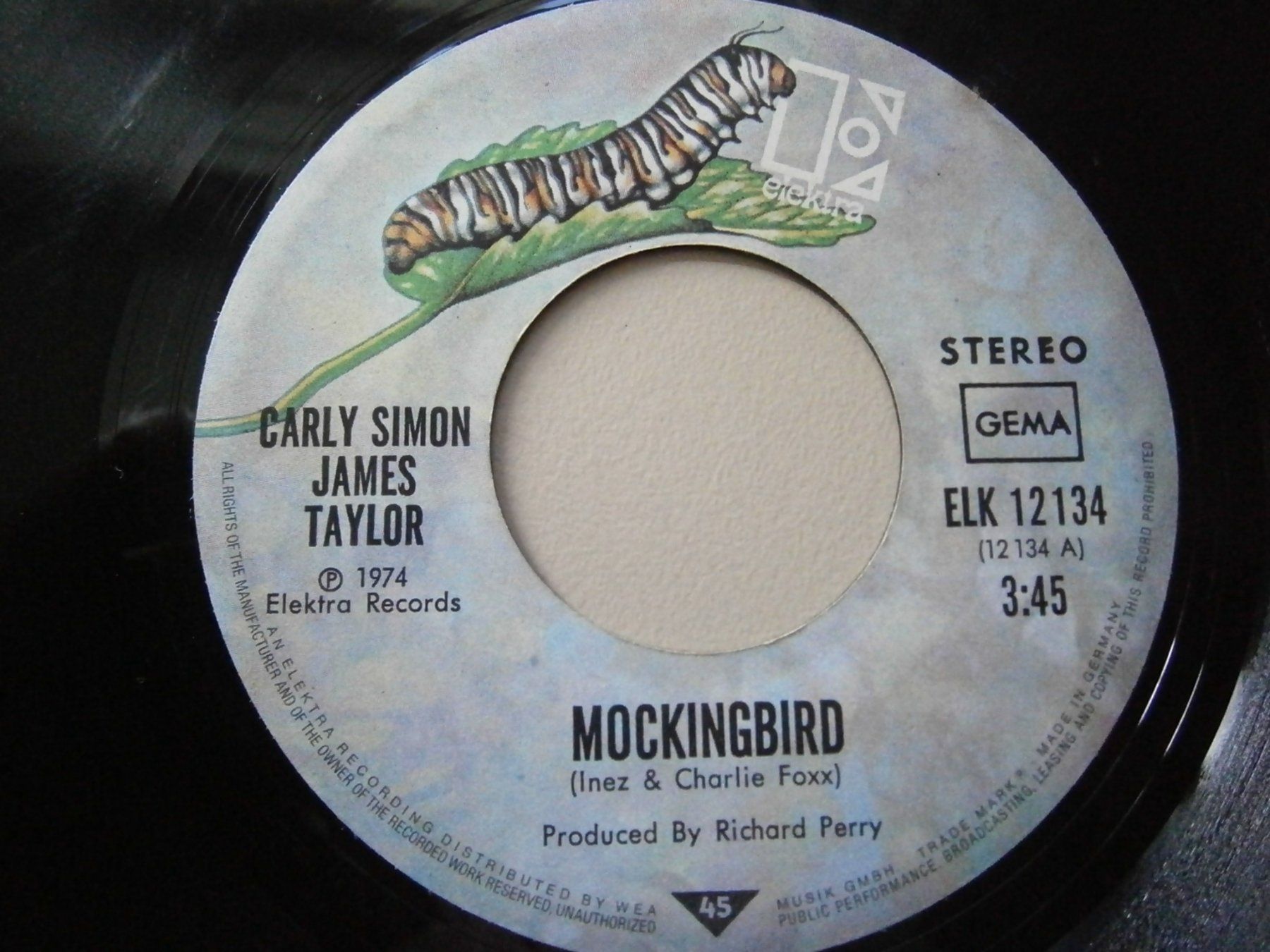 Dischi in vinile: Vinyl-Single Carly Simon & James Taylor - Mockingbird – Usato da Langenthal venduto da Modo39