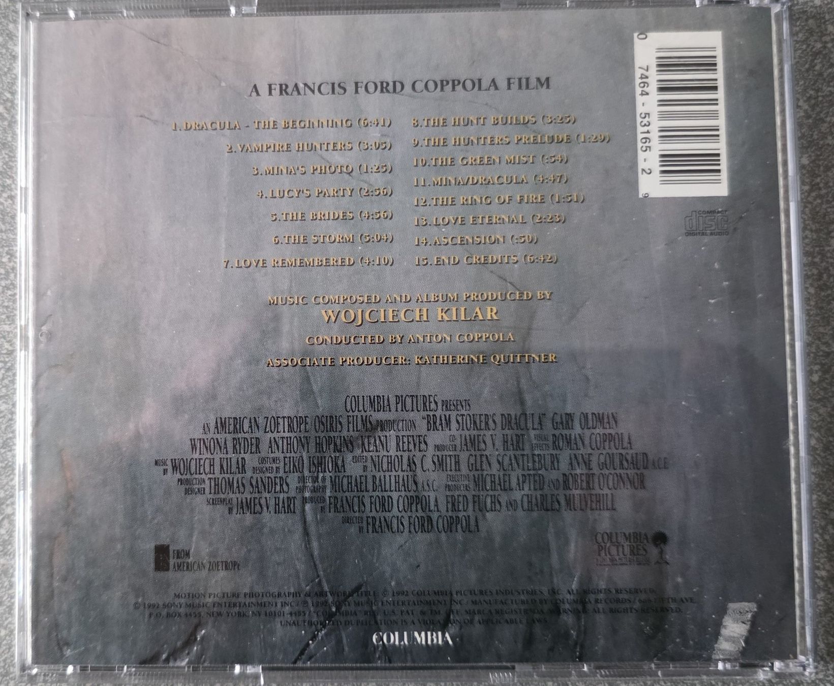 CD: Dracula - Original Motion Picture Soundtrack CD – Usato da Oetwil am See venduto da fineli2 1