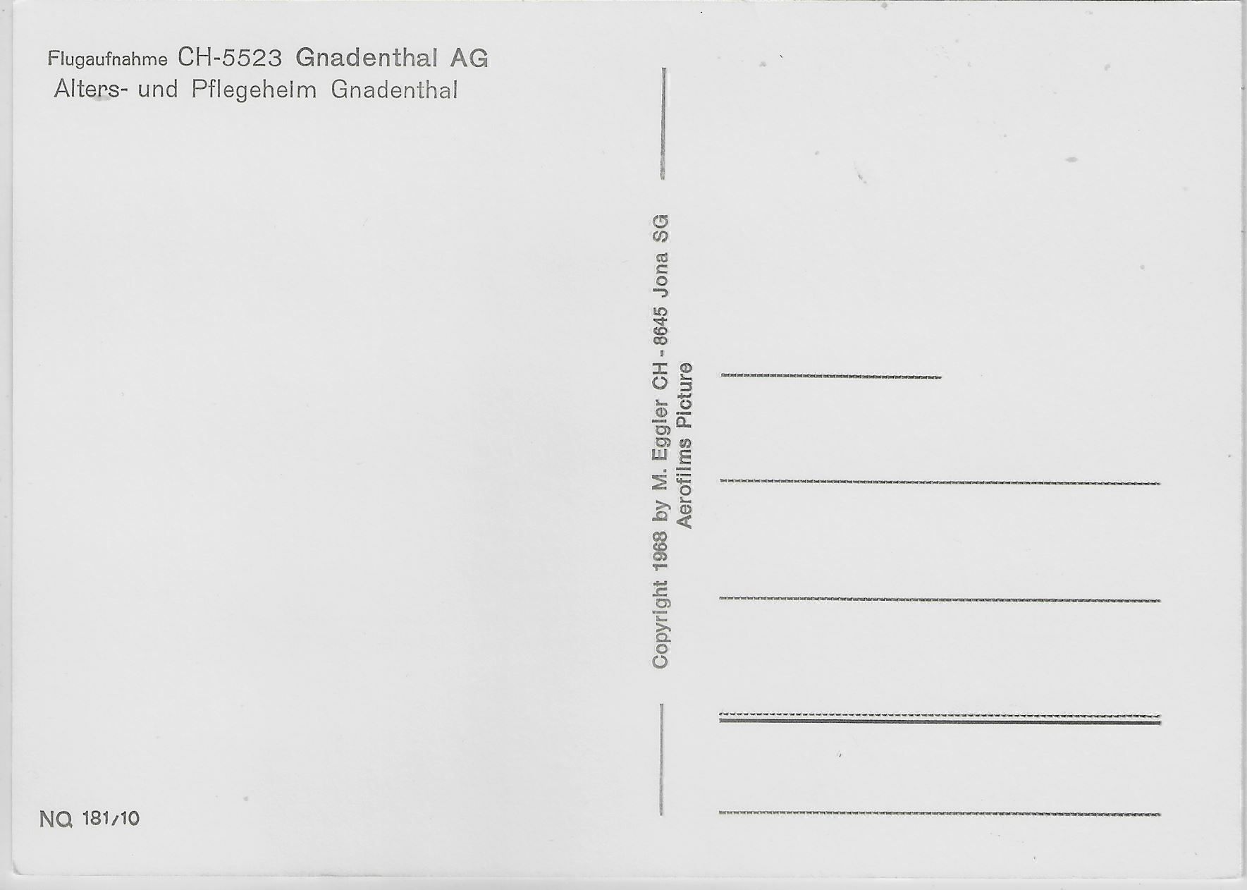 Ansichtskarten: Flugaufnahme Gnadenthal AG – Antik aus Ettingen von Kartenplanet 1