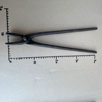 Schmiedezange Zange Schmiedewerkzeug Länge 34cm gebraucht