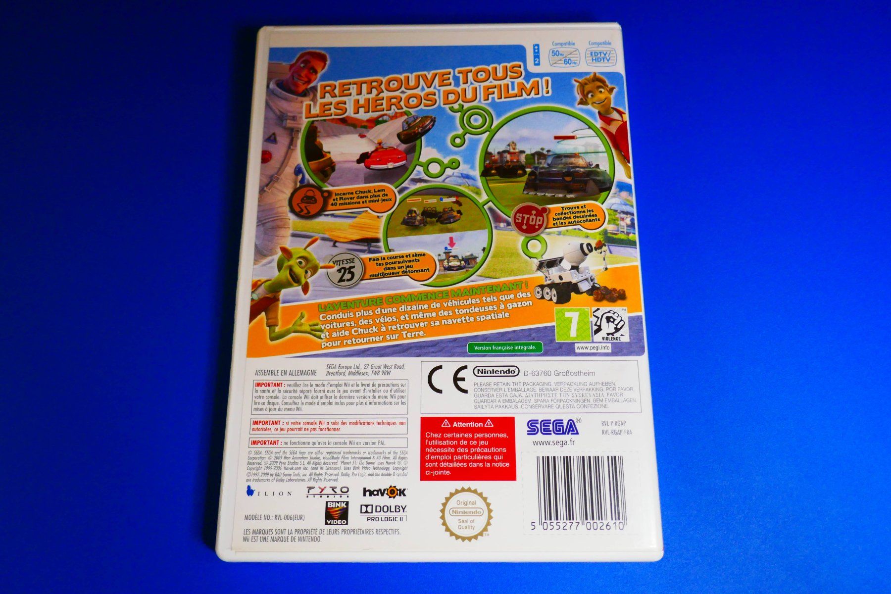 Nintendo Giochi: Planète 51 : Le Jeu - Nintendo Wii – Usato da Vuarrens venduto da Espace-Retro 2