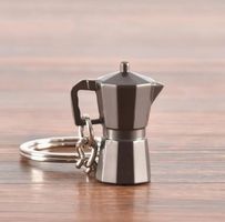 Mini  (Moka) Espressokocher Schlüsselanhänger – NEU