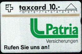 Taxcard 109E_31610 Patria deutsch ungebraucht