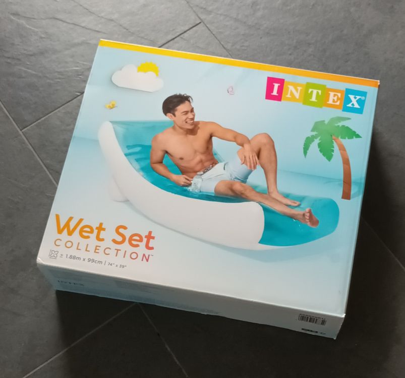 INTEX Luftmatratze Rockin Lounge Pool Liege (Neu und originalverpackt ...