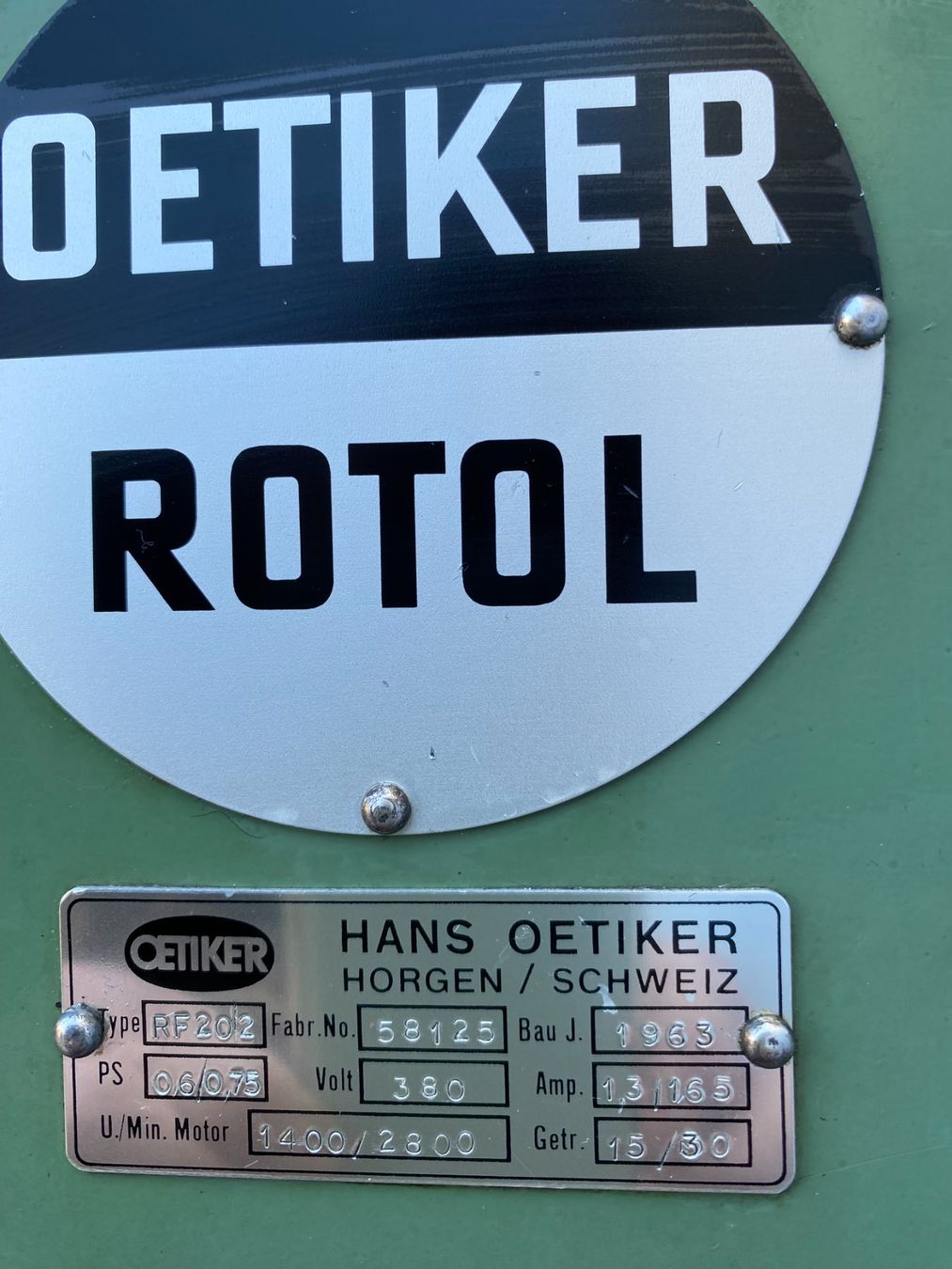Tutte le macchine: Rotol Oetiker   machine à TROWALISER – Usato da Cortaillod venduto da cri_hw2g 3