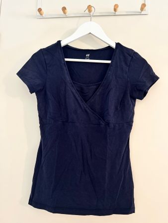 Still und Umstands T-Shirt dunkelblau