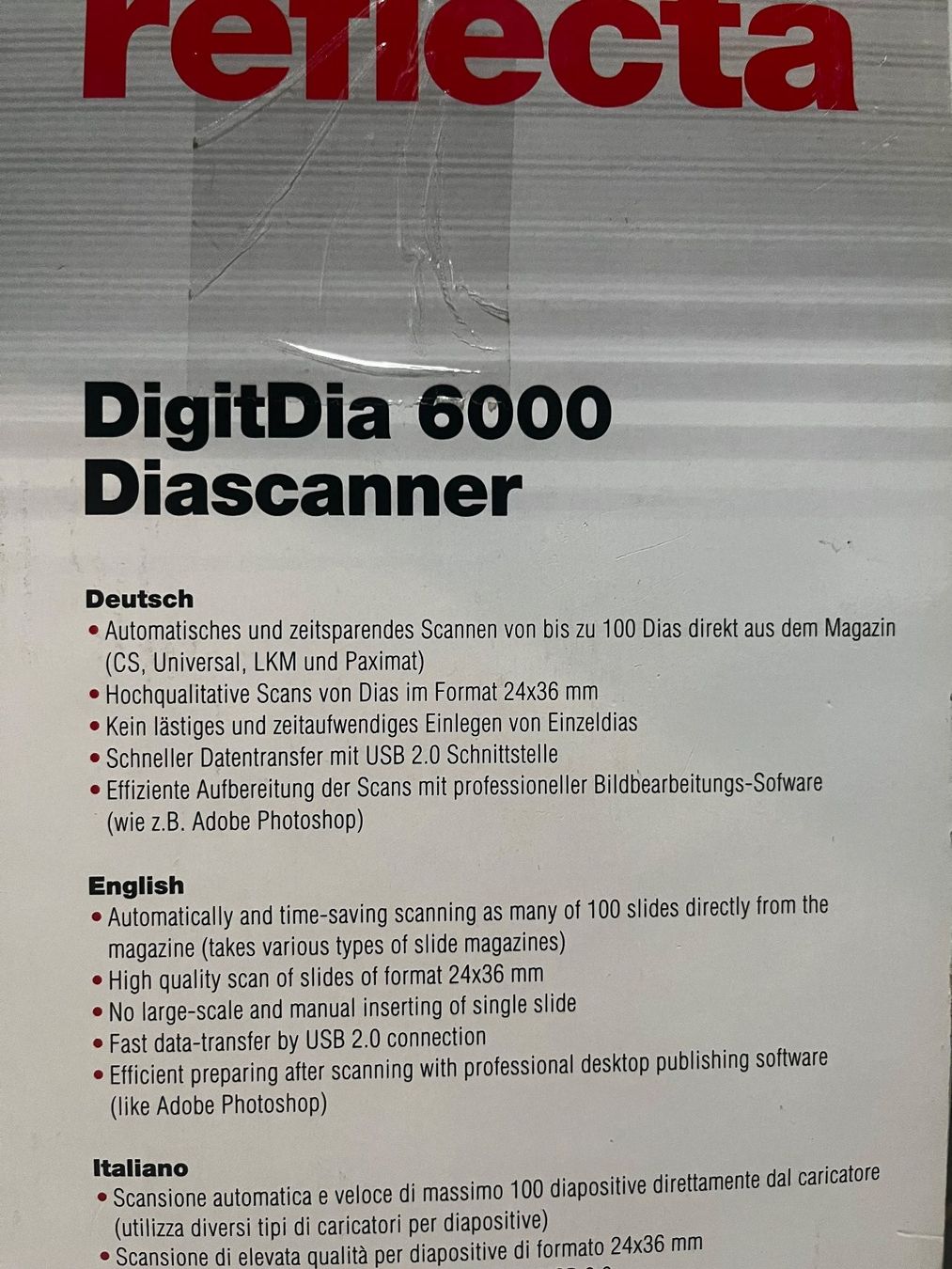 Scanner: Magazin-Diascanner reflecta DigitDia 6000 – Gebraucht aus Wilderswil von ROPO3812 1