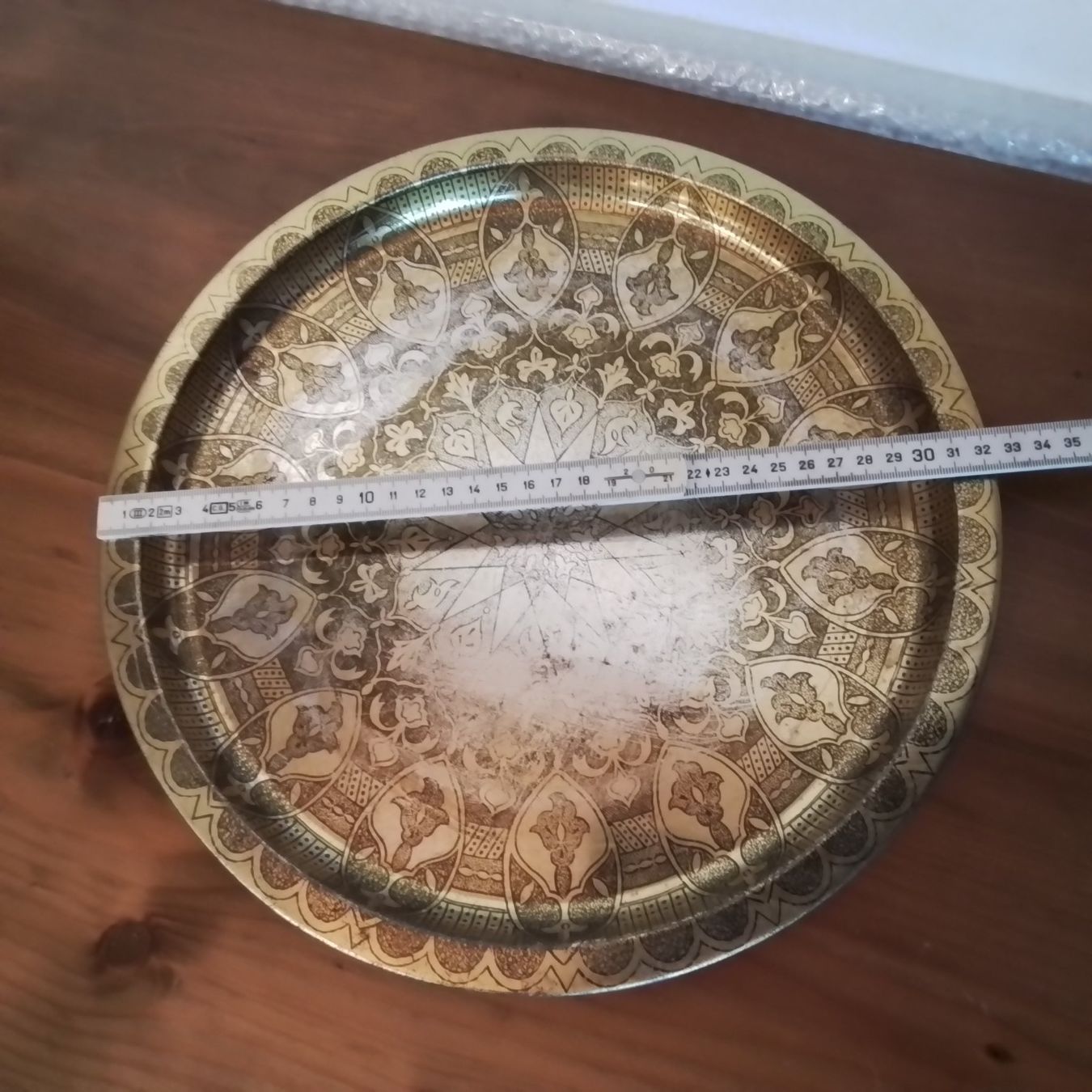 Piatti di portata: Marokko Serviertablett Orient-Tablett Durchmesser 33cm – Usato da Oberurnen venduto da DVDL