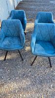 Esszimmerstühle blau