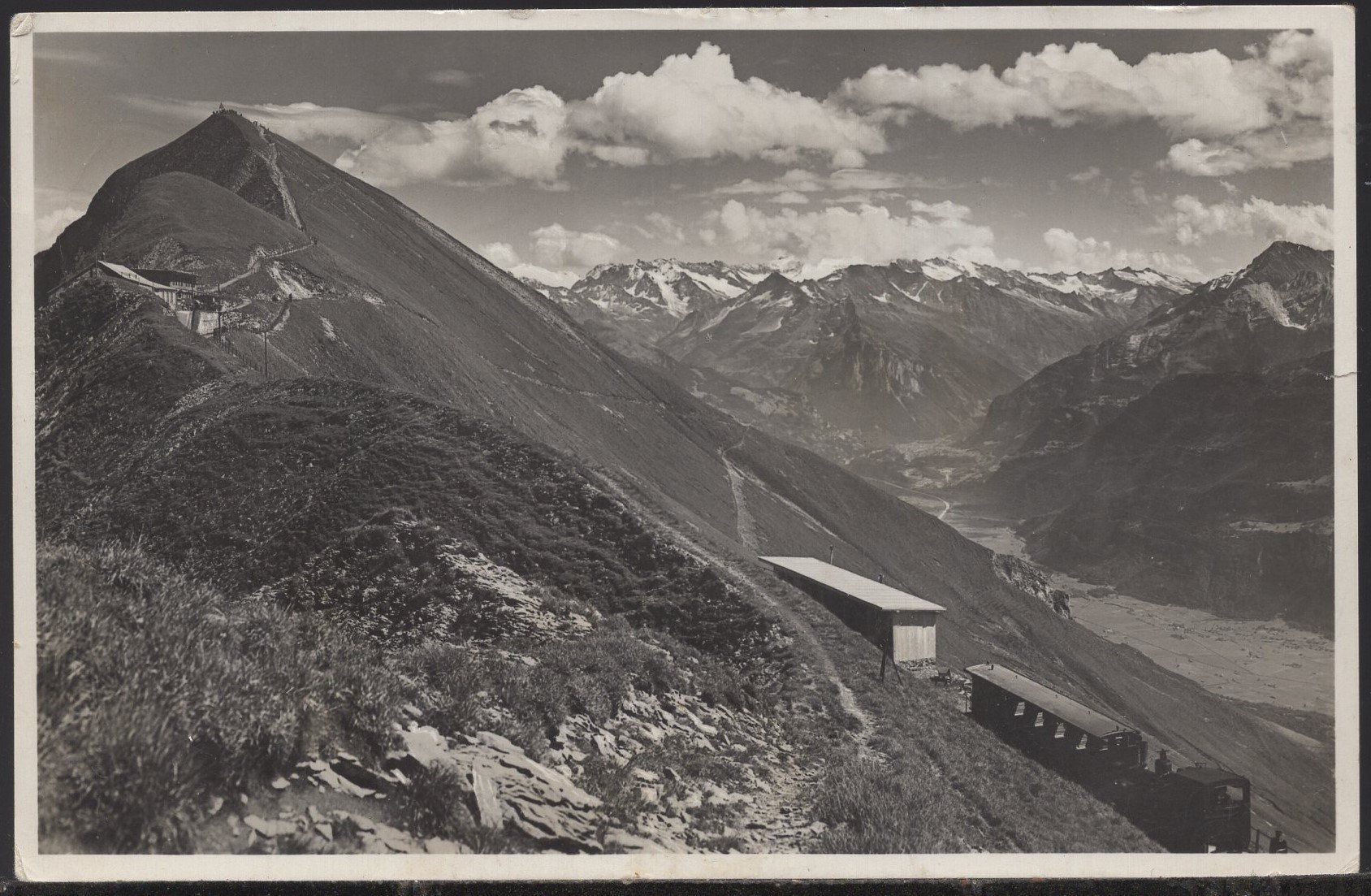 Cartoline postali: Brienz Rothornbahn  1935 – Usato da Aarau venduto da kufi44