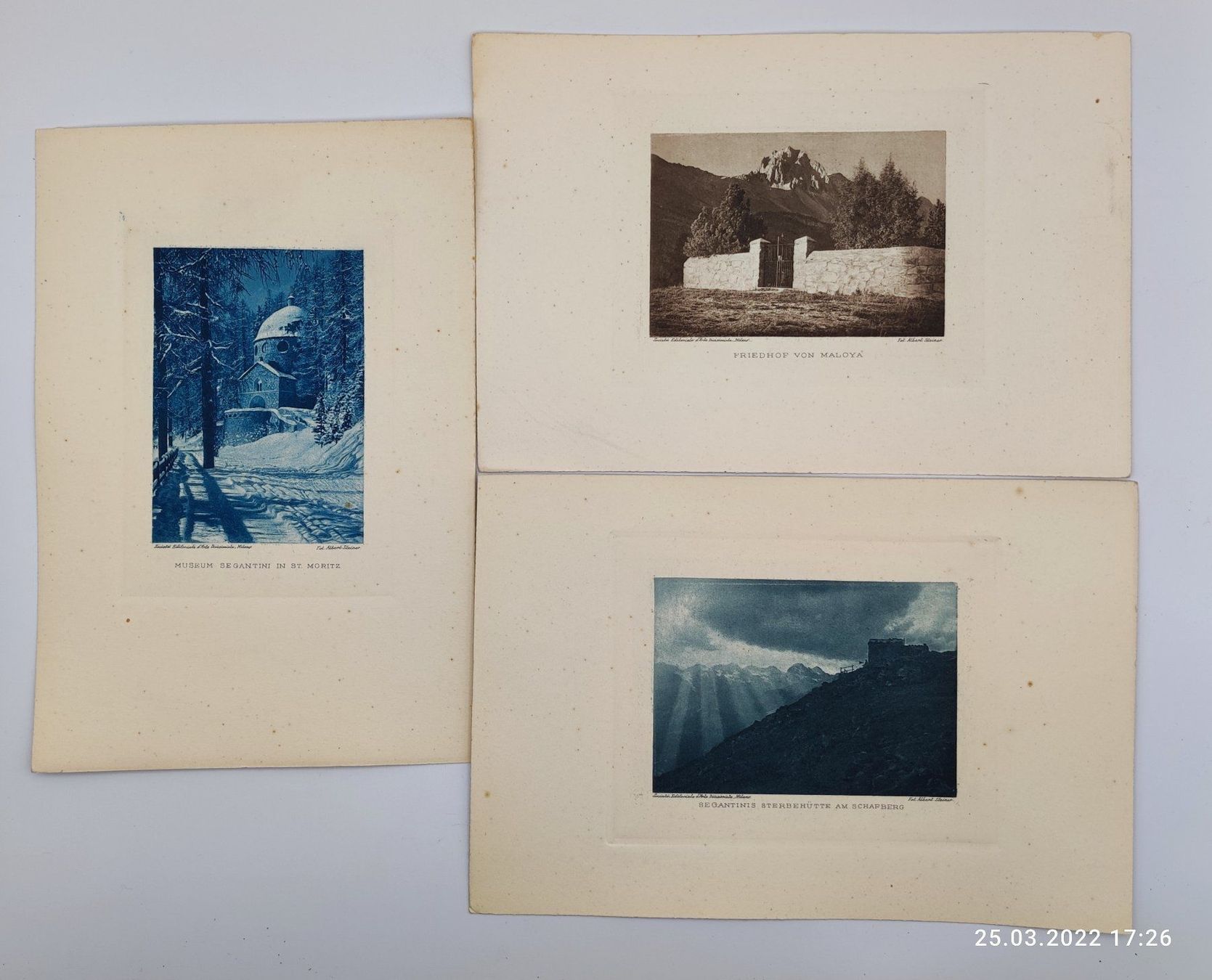 Foto & Immagini: ALBERT STEINER - 3 HELIOGRAVÜREN – Usato da Goldach venduto da Gaip